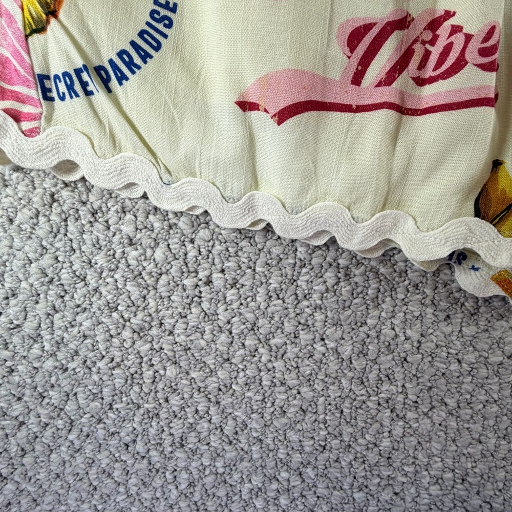 Sugarlips Zion paradise Halle shorts-Cream-Women Size XS - Picture 6 of 8